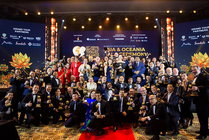Việt Nam là tâm điểm trong 145 giải thưởng danh giá nhất của WTA châu Á & châu Đại Dương  đã được trao tối qua tại Vinpearl Convention Center Phú Quốc