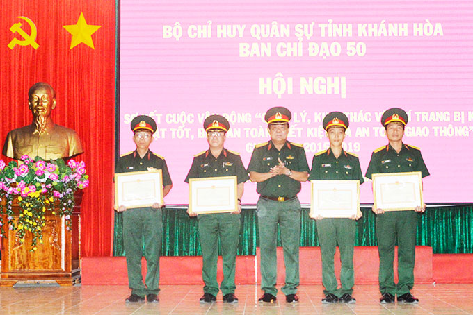 Bộ Chỉ huy Quân sự tỉnh: Sơ kết cuộc vận động 50, giai đoạn 2015 - 2019