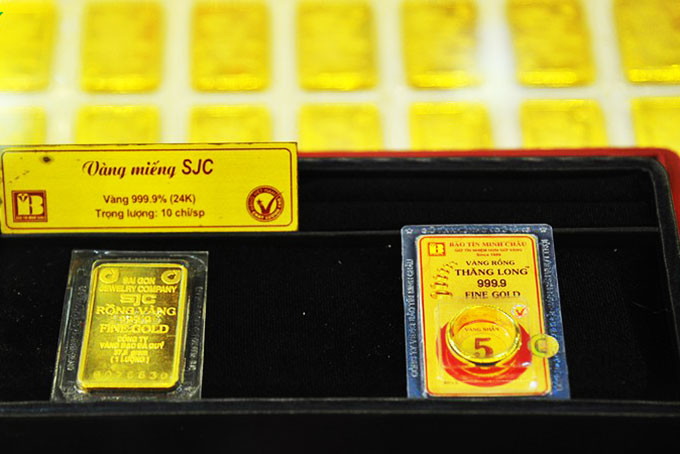 Giá vàng trong nước và thế giới bật tăng trở lại