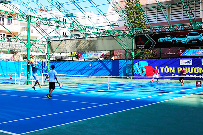 Me Trang Coffee, sponsor of Khanh Hoa's tennis club open tournament for ten years