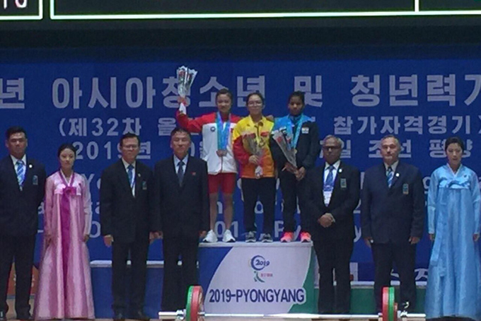 Vietnamese athletes win 7 golds, break 2 Asian record at 2019 Asian Weightlifting Championships