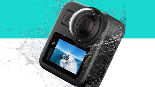   GoPro Max với khả năng chống nước ở độ sâu lên tới 5 mét