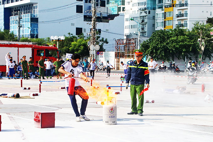 Nâng cao kỹ năng phòng cháy chữa cháy trong trường học