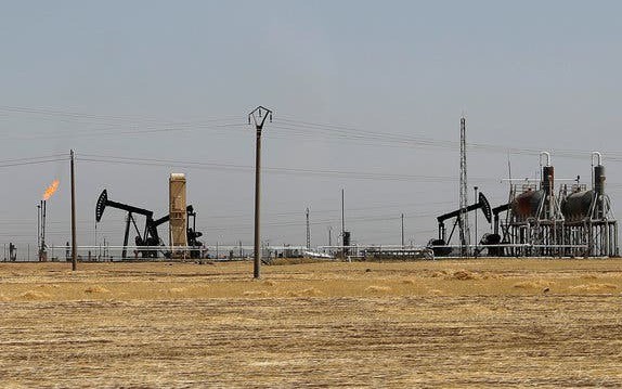 Một khu vực mỏ dầu Syria. Ảnh: Nytimes.