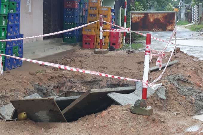  Các hố móng công trình được quan tâm cảnh giới