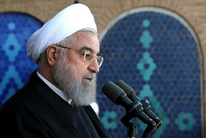Tổng thống Iran Hassan Rouhani cho biết nước này vừa phát hện mỏ dầu khổng lồ, trữ lượng 53 tỉ thùng (Ảnh: AP)