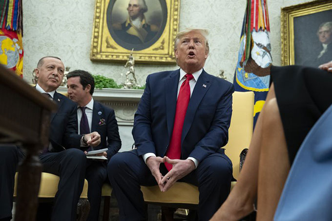 Tổng thống Mỹ Donald Trump. Ảnh: AP