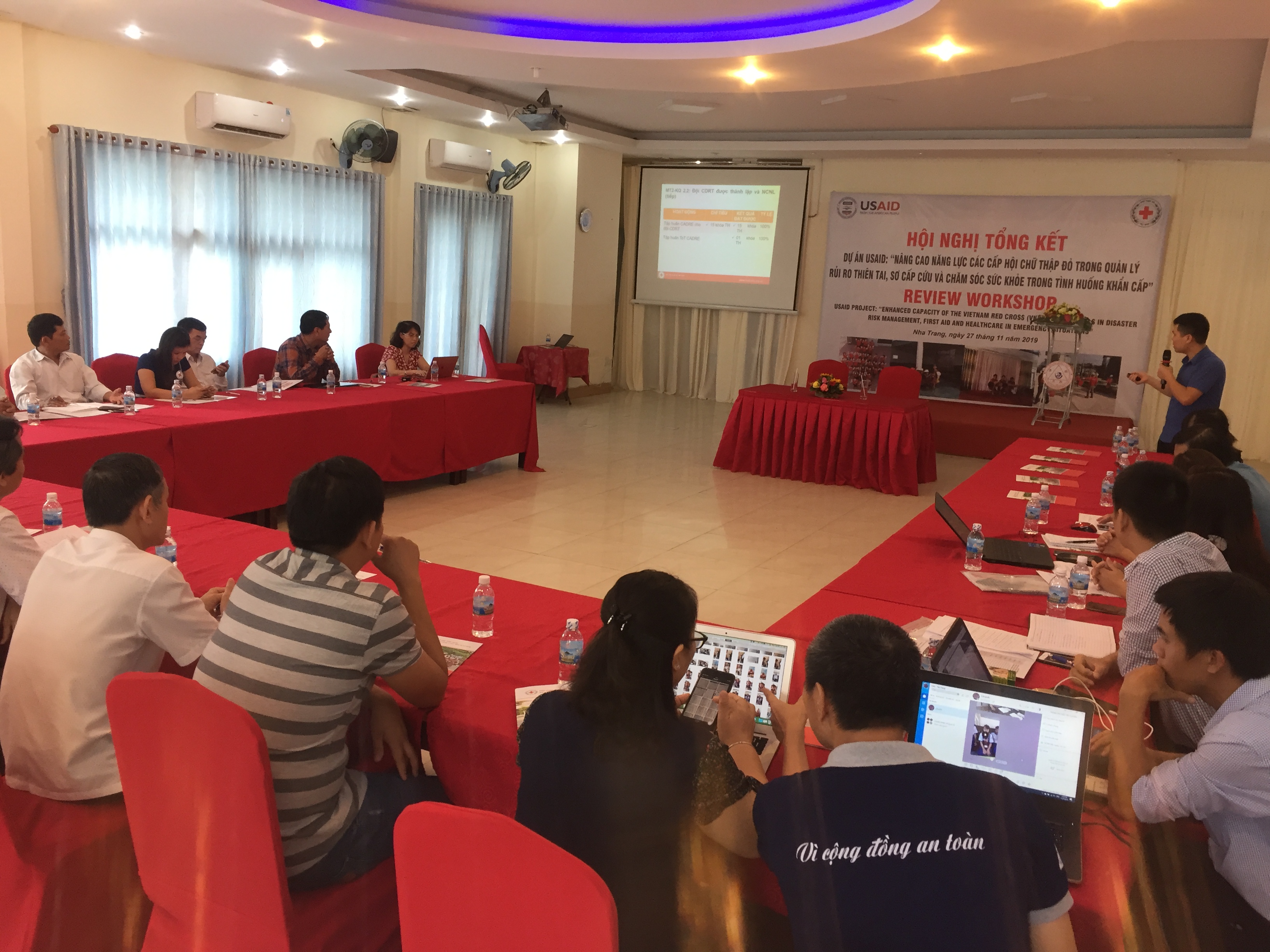 Tổng kết dự án nâng cao năng lực của các cấp hội chữ thập đỏ