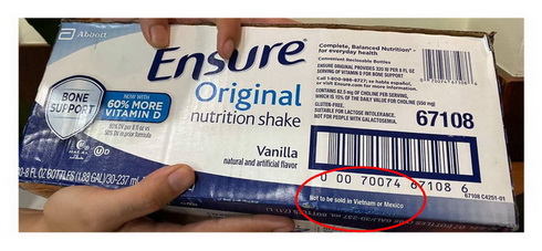 Xe khách chở hàng trăm thùng bia, sữa nghi hàng lậu