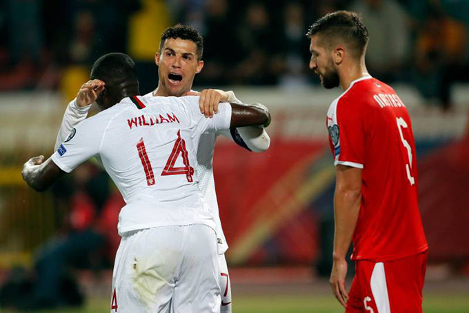 Ronaldo và các đồng đội sẽ đối diện một kỳ EURO khó khăn. (Ảnh: Getty). 