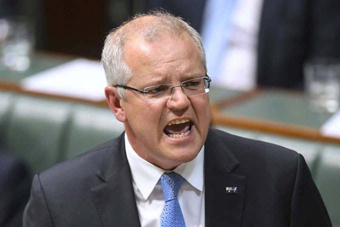 Thủ tướng Australia Scott Morrison. Ảnh: Japan Times