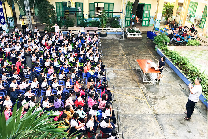 Trường Tiểu học Phương Sơn: Trang bị kỹ năng phòng, chống đuối nước cho học sinh