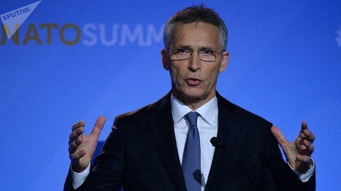 Tổng thư ký NATO Jens Stoltenberg. (Ảnh: SPutnik)