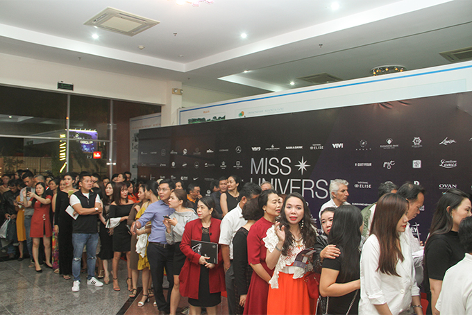 Audience queuing up to watch Miss Universe Vietnam 2019