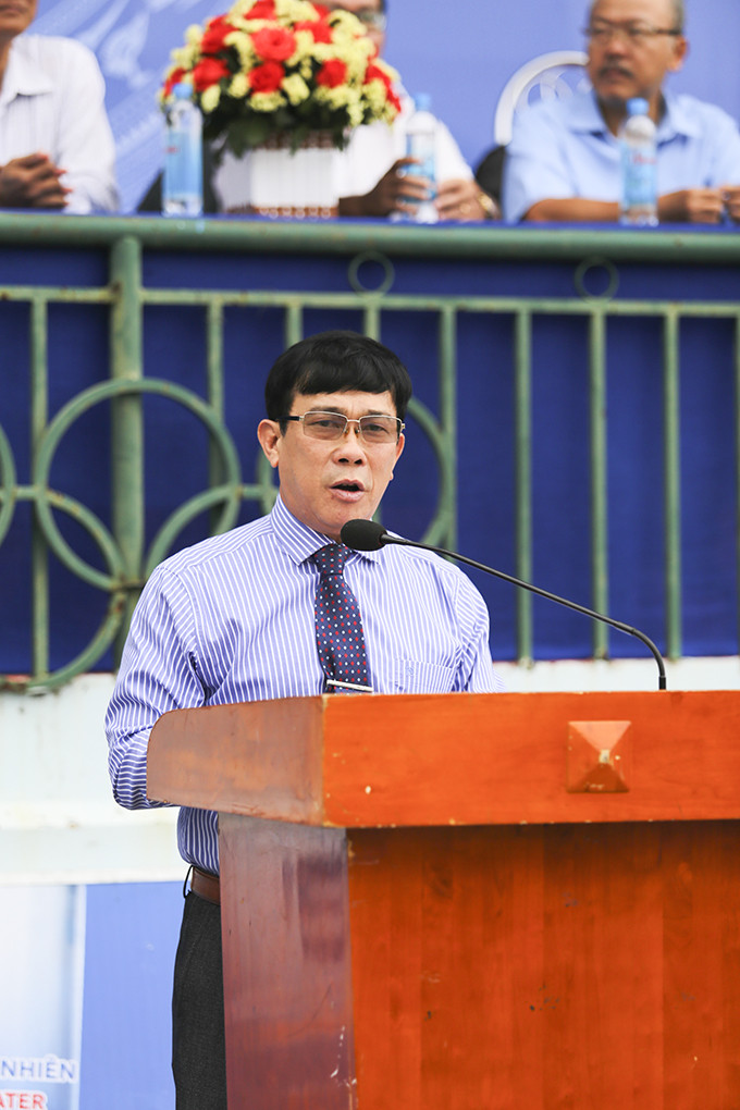 Lãnh đạo Phòng Giáo dục và Đào tạo TP. Nha Trang phát biểu khai mạc.