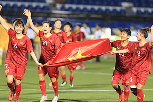Đội tuyển bóng đá nữ Việt Nam đã có được chiếc huy chương vàng SEA Games lần thứ 6.