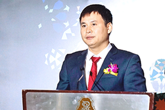 Ông Cao Anh Sơn - Tổng Giám đốc Viettel Telecom phát biểu tại lễ vinh danh của Frost - Sullivan 2019.