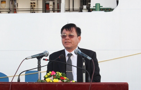 Ông Trần Mạnh Dũng phát biểu tại buổi lễ.