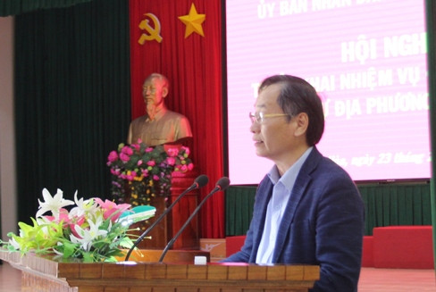Ông Nguyễn Đắc Tài chủ trì hội nghị.