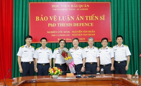 Học viện Hải quân: Thêm 3 nghiên cứu sinh bảo vệ thành công luận án Tiến sĩ bằng tiếng Anh