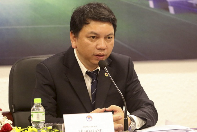 Tổng thư ký VFF - Lê Hoài Anh (Ảnh: Trần Tiến). 