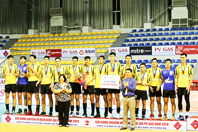 Đội bóng Sanest Khánh Hòa đạt vị trí á quân.