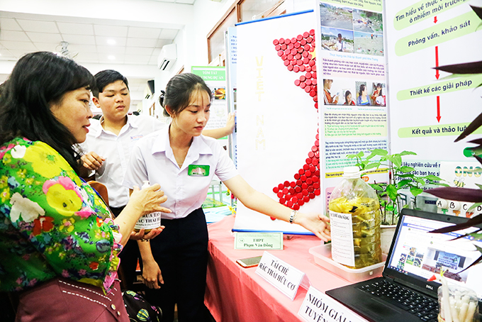 Cuộc thi Sáng tạo các giải pháp  bảo vệ môi trường dành cho học sinh trung học tỉnh lần thứ 3 năm 2019.