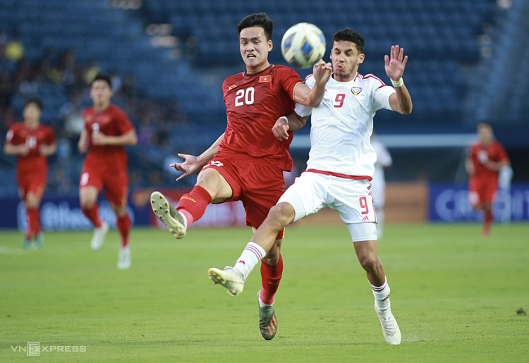Việt Nam hòa UAE ở giải U23 châu Á