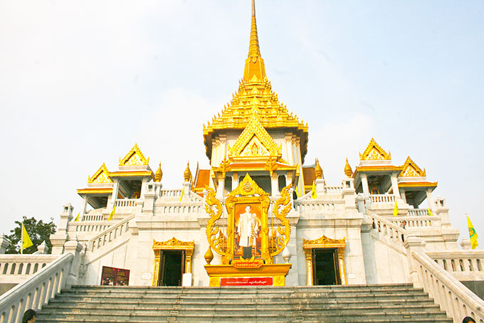 Chùa Phật Vàng ở Bangkok.