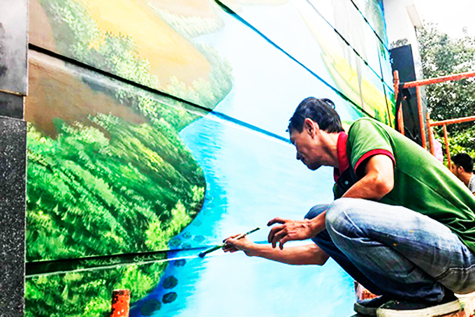 Tạo không gian xanh trong bệnh viện