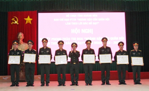 Sơ kết phong trào thi đua Ngành Hậu cần quân đội làm theo lời Bác Hồ dạy