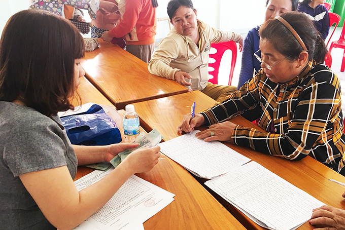 40 gia đình được hỗ trợ vay vốn