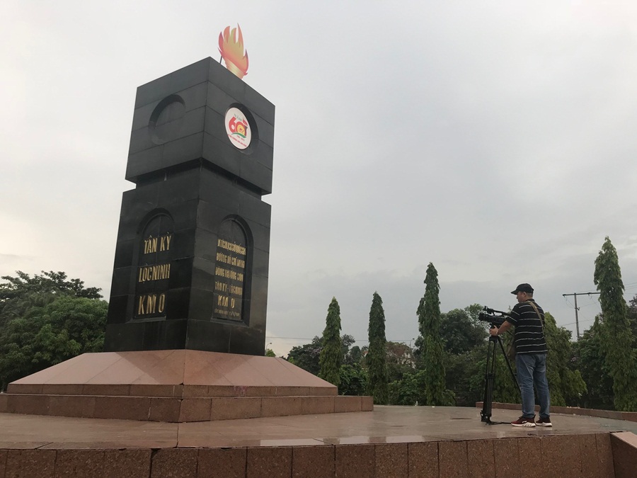 Một cảnh quay tại Lộc Ninh