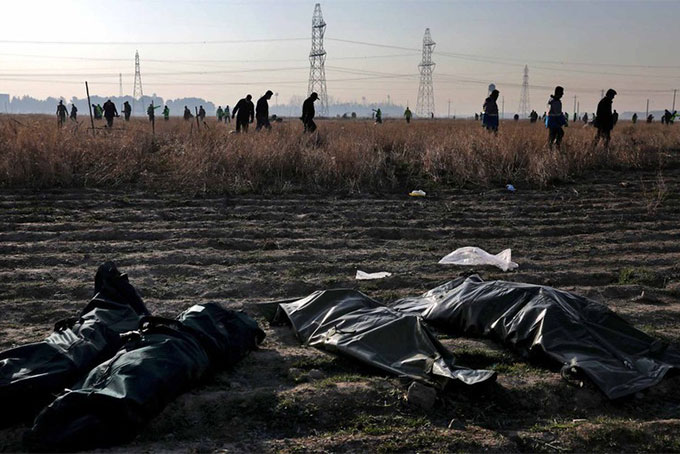 Ukraine đưa thi thể các nạn nhân vụ tai nạn máy bay ở Iran về nước