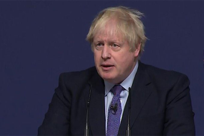 Thủ tướng Anh Boris Johnson. Ảnh: BBC