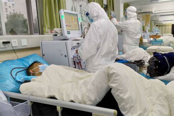 Dịch viêm phổi cấp do virus corona mới gây nên có nguồn gốc từ Vũ Hán, Trung Quốc. Ảnh: Reuters