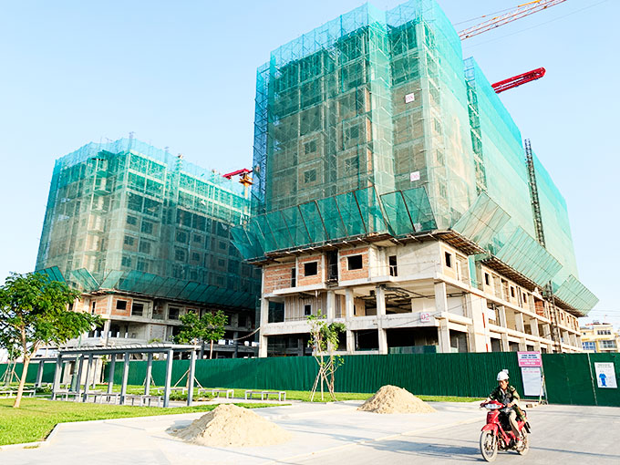Dự án nhà ở xã hội tại Khu đô thị VCN Phước Long 2 đang triển khai.