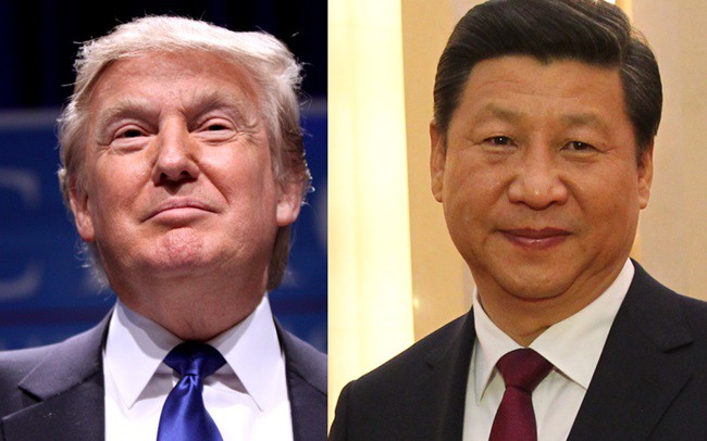  tịch Trung Quốc (bên phải) và Tổng thống Mỹ Trump. Ảnh: The Yeshiva World