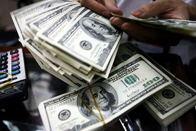 Giá trao đổi USD giảm mạnh