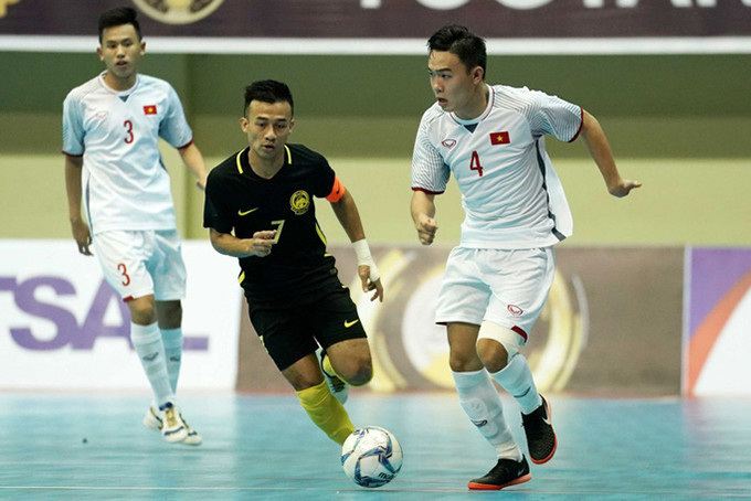 Futsal Việt Nam tự tin giành suất dự World Cup.Ảnh: VFF