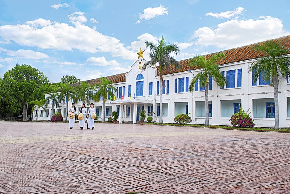 Một góc Trường Đại học Nha Trang. 