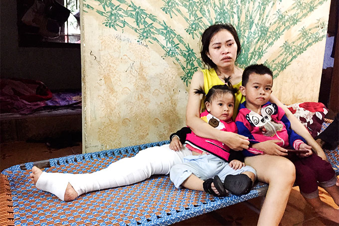 Một gia đình cần được giúp đỡ