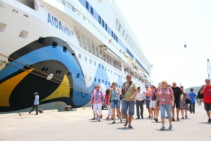 Tàu Aida Vita từng cập cảng Nha Trang trong tháng 1 năm 2020