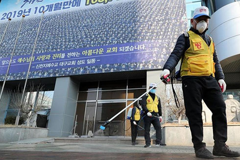 Hàn Quốc có 2.337 ca nhiễm virus SARS-CoV-2, 13 người chết