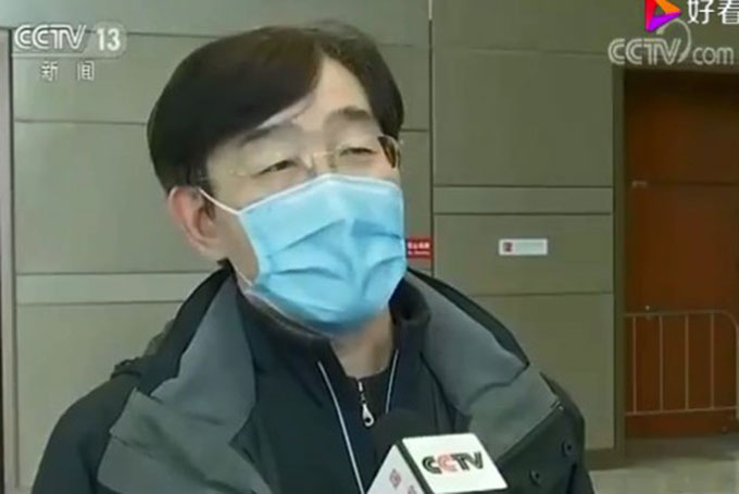 Ông Trác Hiểu Huy, quan chức Ủy ban Y tế và Sức khỏe Quốc gia Trung Quốc. Ảnh: CCTV