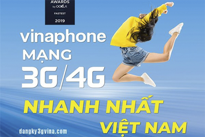 VinaPhone - nhà mạng 3G/4G nhanh nhất Việt Nam