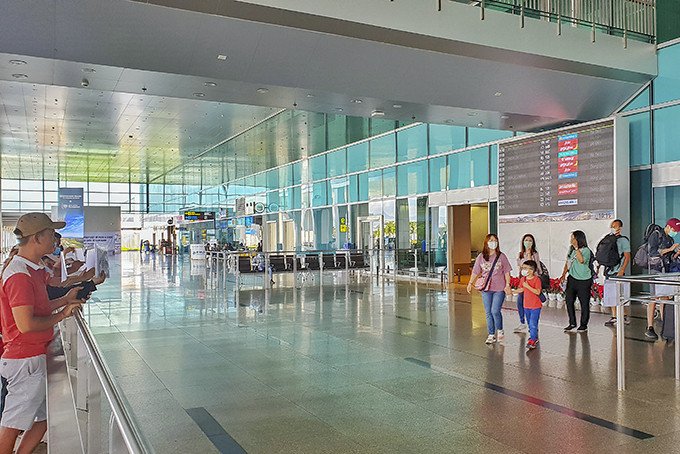 A corner of Cam Ranh international terminal