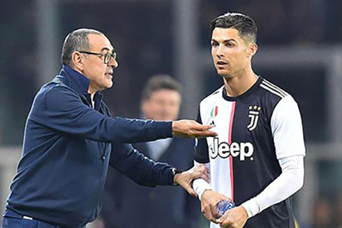 Huấn luyện viên Maurizio Sarri chưa có nhiều đất diễn tại Juventus.