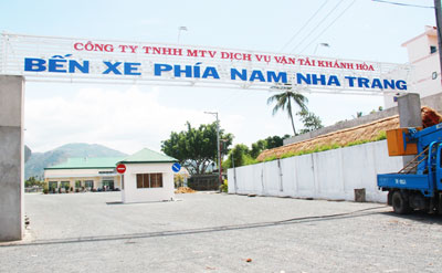 Bến xe tạm phía nam TP. Nha Trang: Được thuê thêm 3 năm