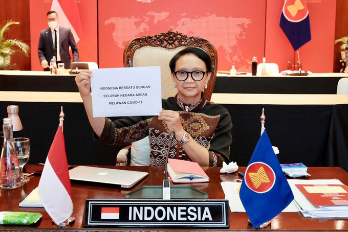 Indonesia ủng hộ hai Hội nghị đặc biệt của ASEAN ứng phó Covid-19